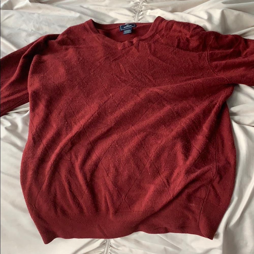 Red sweater